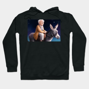 In Memory of my Mom Riding her Donkey Hoodie